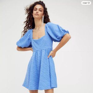 Free People Violet Mini Dress - Blue